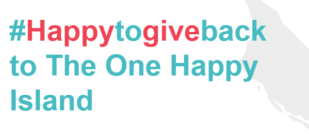 HAPPY TO GIVE BACK