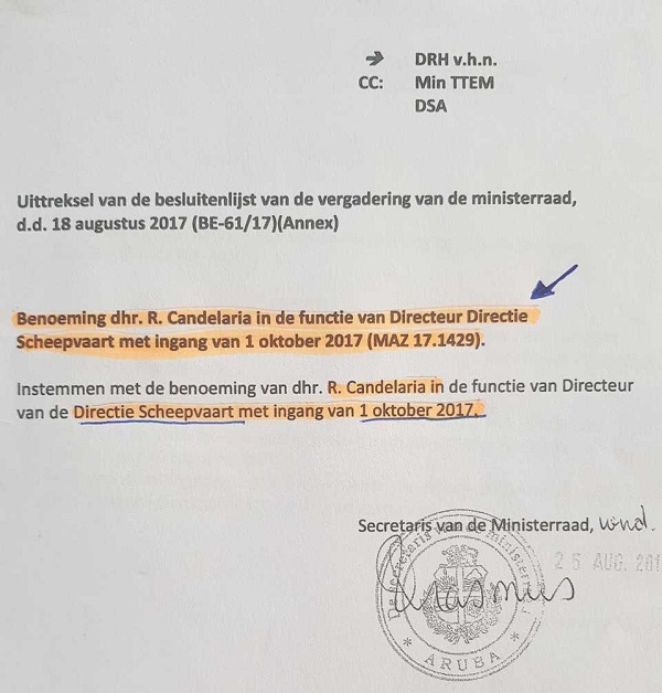 Parlamentario Endy Croes ta reacciona riba Robert Candelaria cu prueba