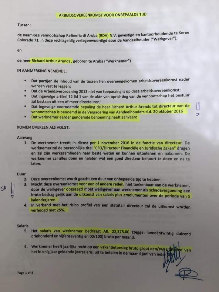 Documento RIchard Arends RDA 1