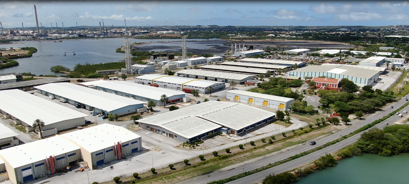Aerial view Harbor Free Economic Zone 2 and Curindes Head office
