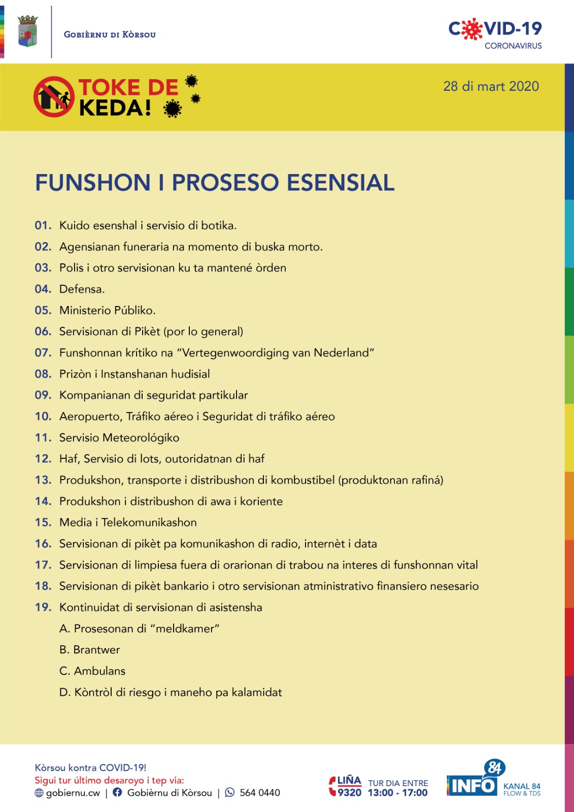 Corona Toke de keda Funshon PAP 28032020