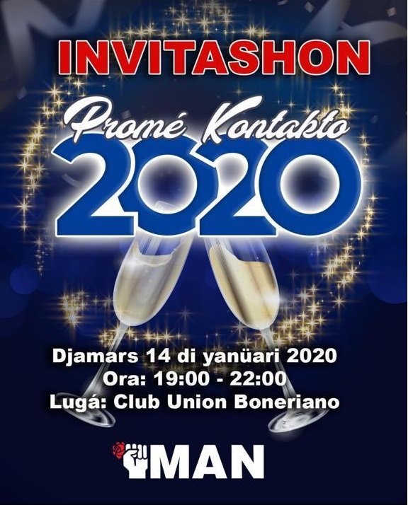 Nochi di Kontakto i Brindis di Partido MAN dia 14 01 2020