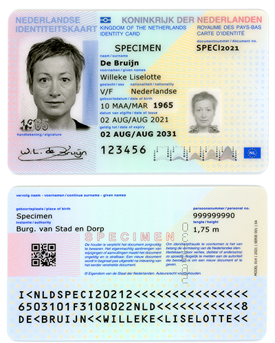 voor en achterzijde nik 2021