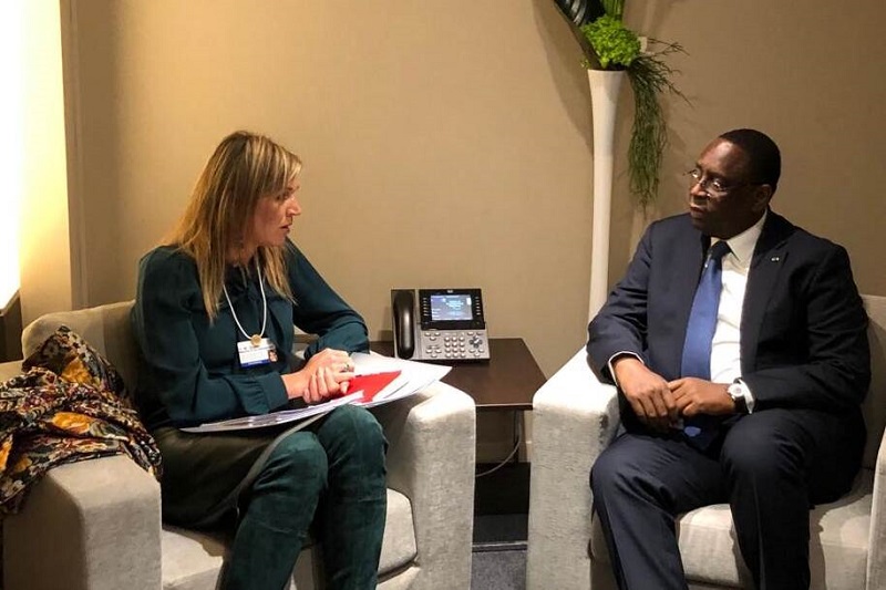 wef davos koningin maxima president macky sall senegal