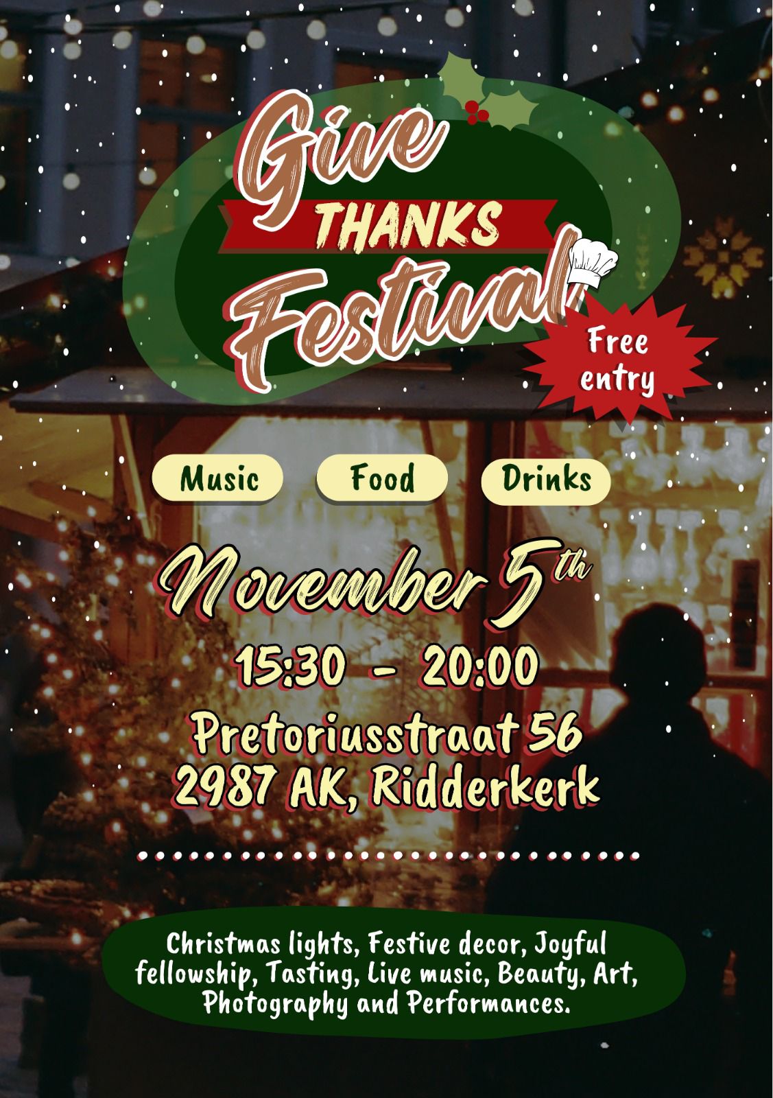 Flyer Give thanks Festival