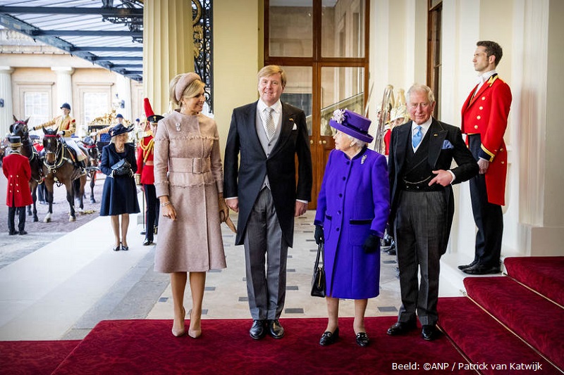 aankomst buckingham palace staatsbezoek vk 2018 2