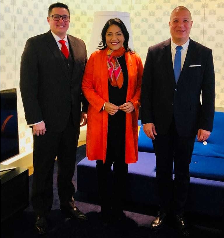 Minister van Financiën en minister van Justitie in Nederland met werkbezoek