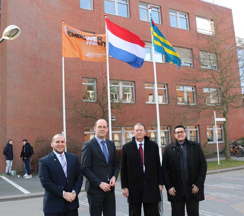Werkbezoek van Minister Besaril aan de Hanze Hogeschool in Groningen 01